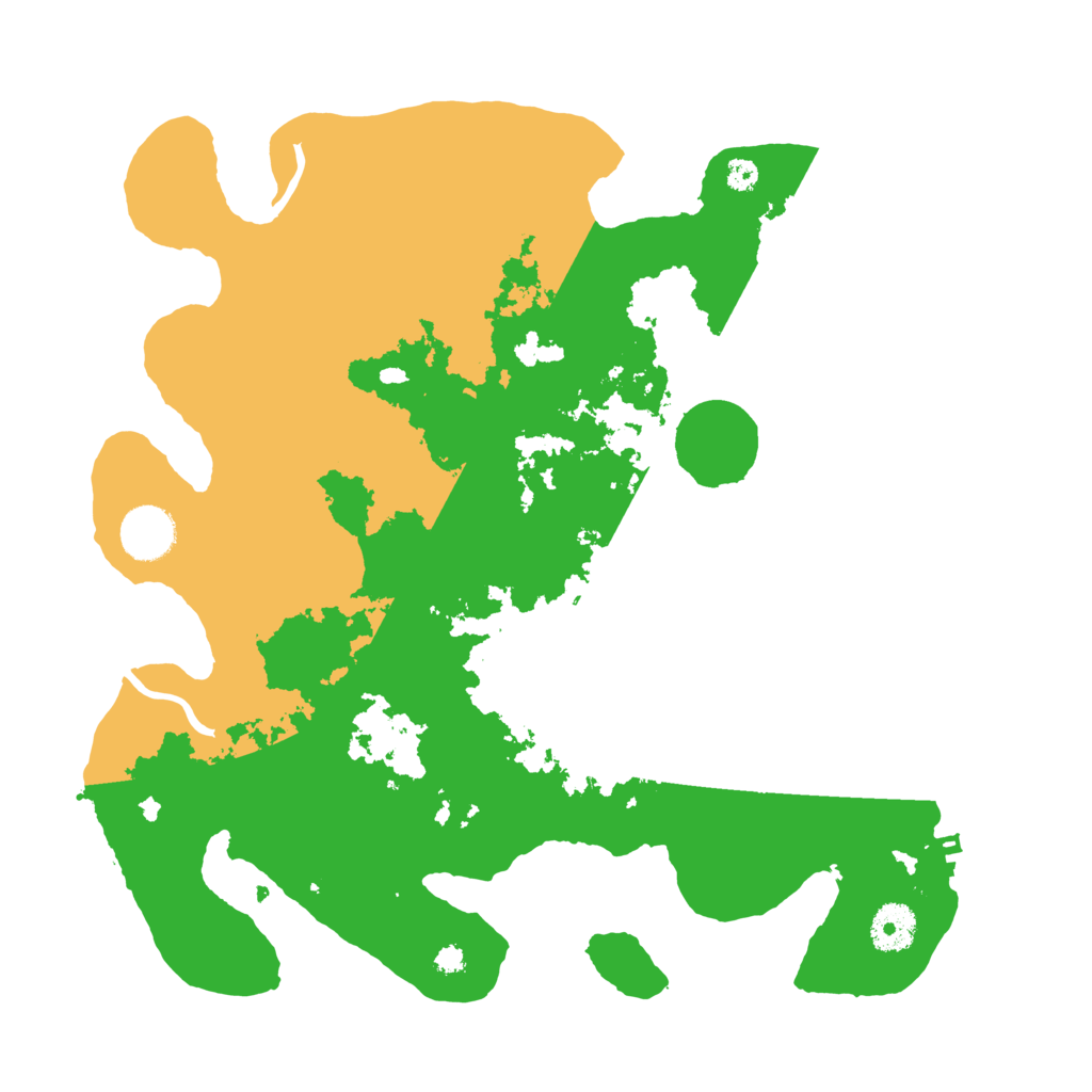 Biome Rust Map: Procedural Map, Size: 3500, Seed: 146264