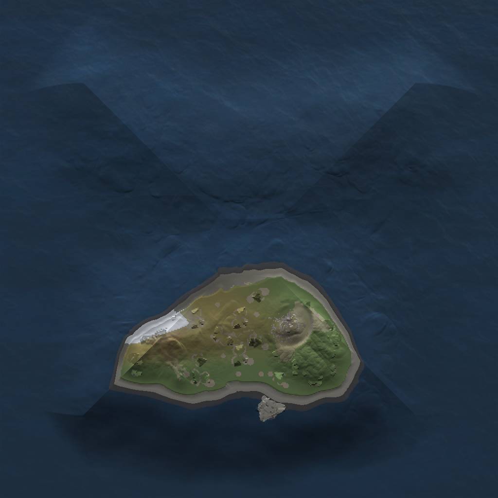 Rust Map: Procedural Map, Size: 1000, Seed: 1049016372, 3 Monuments