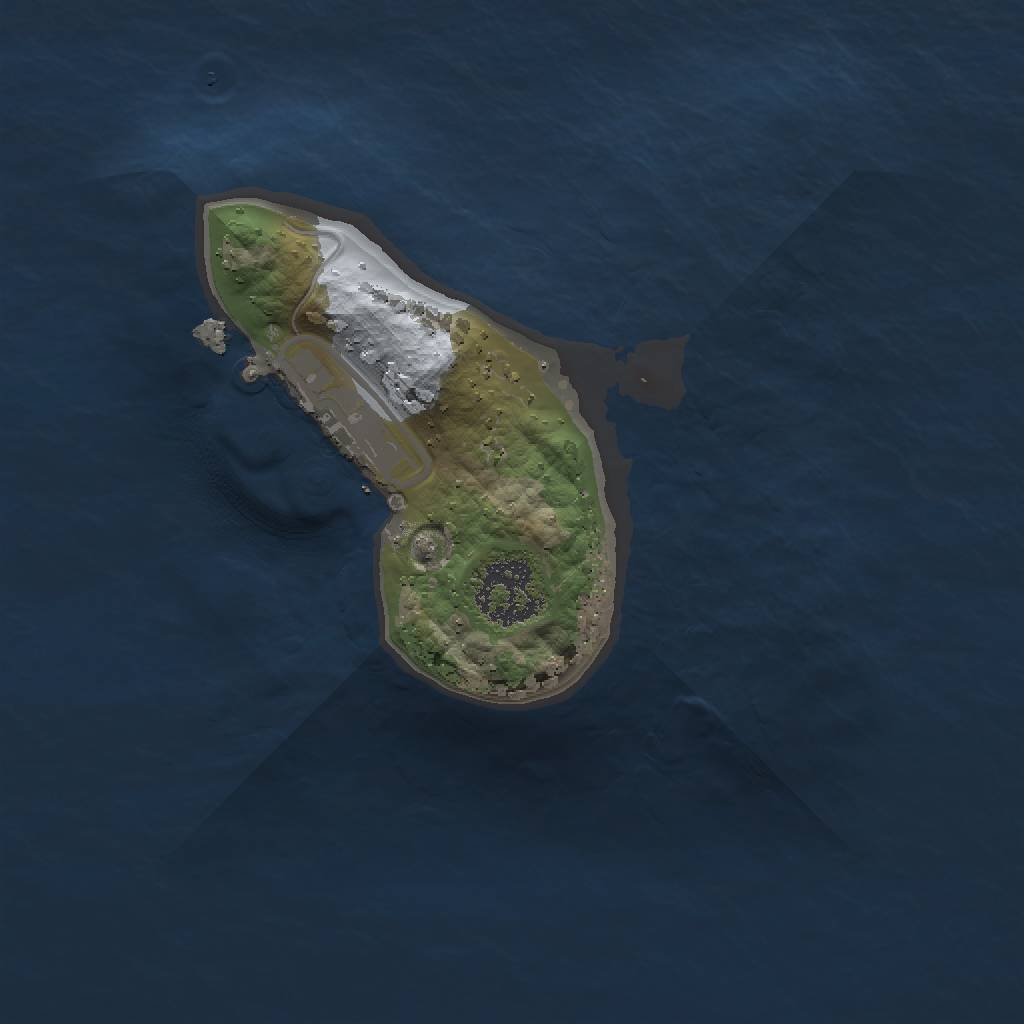 Rust Map: Procedural Map, Size: 1500, Seed: 940881374, 5 Monuments