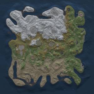 Thumbnail Rust Map: Procedural Map, Size: 4250, Seed: 228323880, 20 Monuments