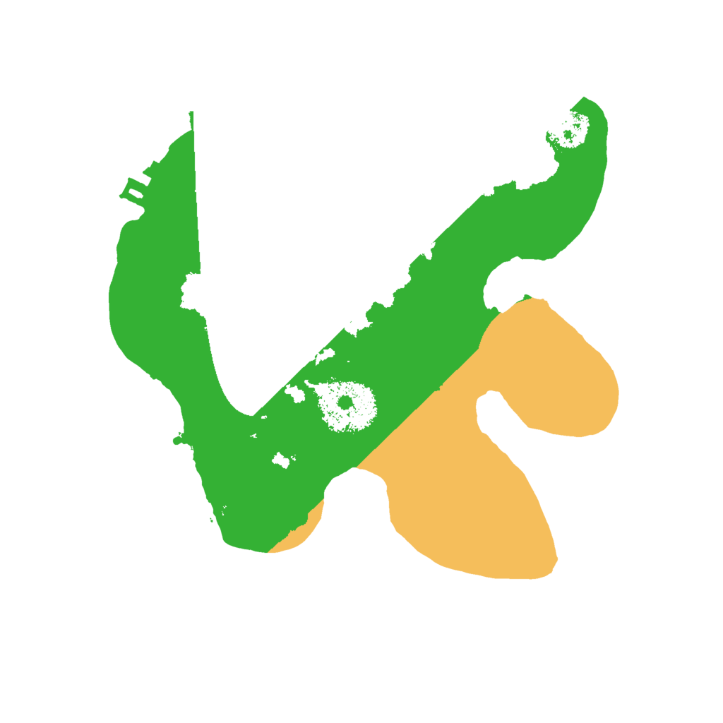 Biome Rust Map: Procedural Map, Size: 2000, Seed: 940881374