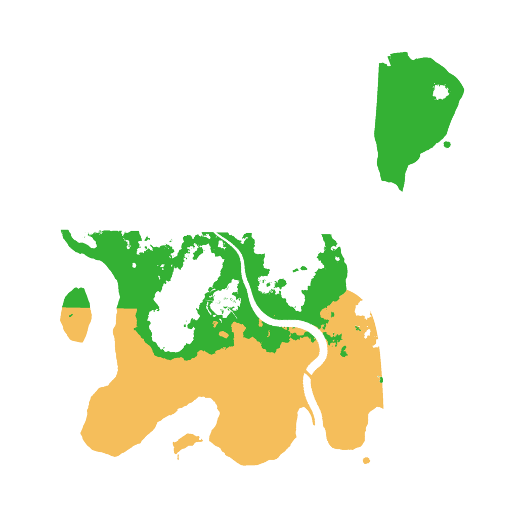 Biome Rust Map: Procedural Map, Size: 3000, Seed: 2144109321