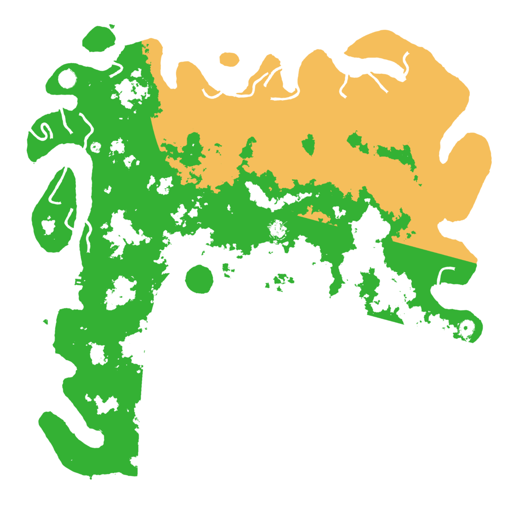 Biome Rust Map: Procedural Map, Size: 5000, Seed: 45517