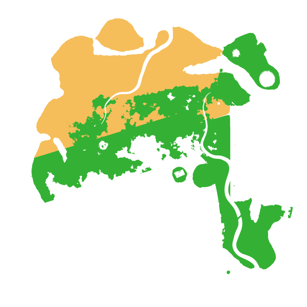 Biome Rust Map: Procedural Map, Size: 3500, Seed: 856068957