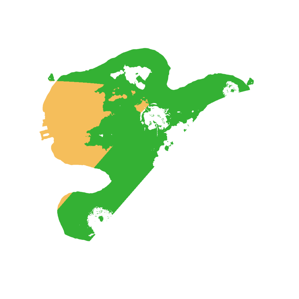 Biome Rust Map: Procedural Map, Size: 2000, Seed: 232323232