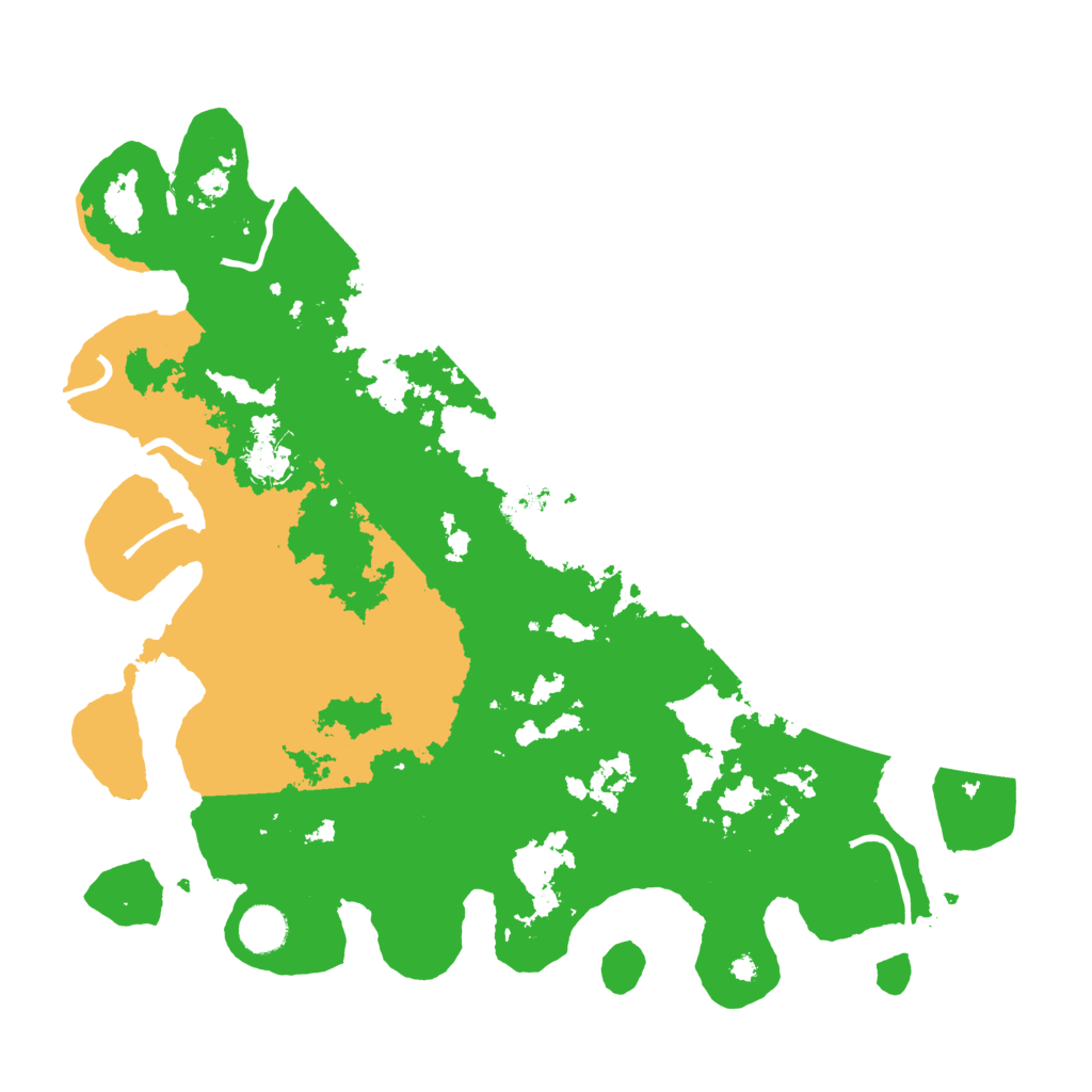 Biome Rust Map: Procedural Map, Size: 4000, Seed: 6836953