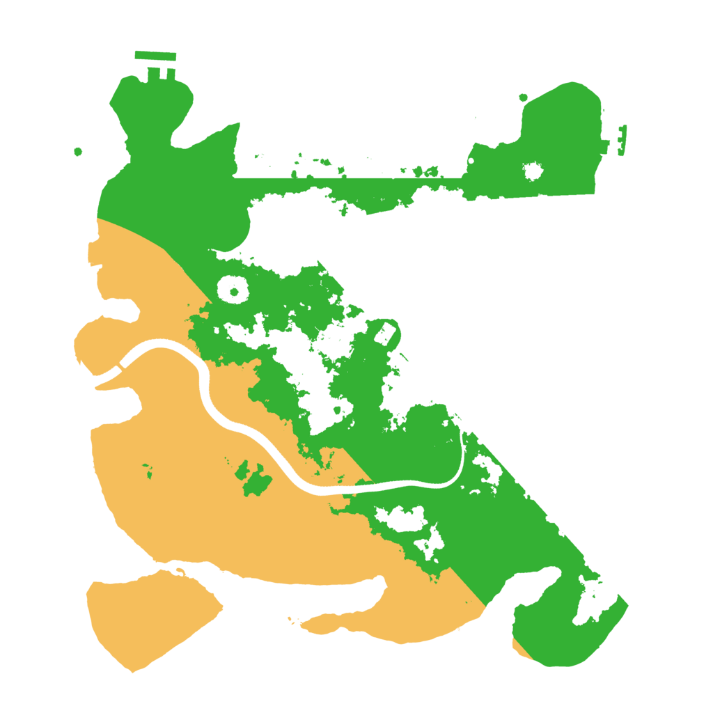 Biome Rust Map: Procedural Map, Size: 3500, Seed: 16508867