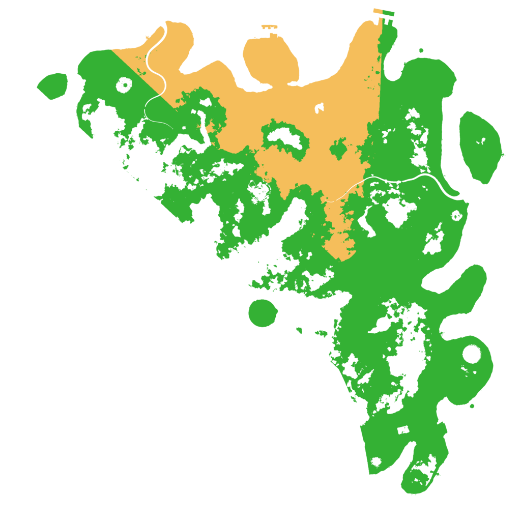 Biome Rust Map: Procedural Map, Size: 5000, Seed: 46754578