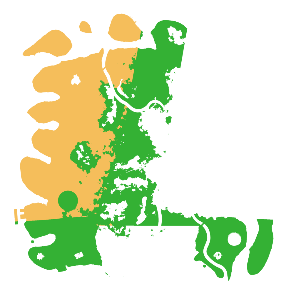 Biome Rust Map: Procedural Map, Size: 4000, Seed: 2605432
