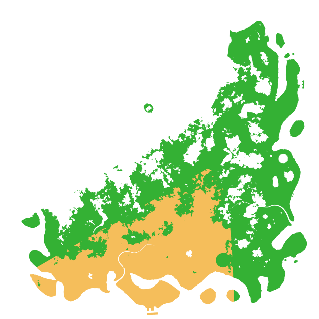 Biome Rust Map: Procedural Map, Size: 6000, Seed: 100108923