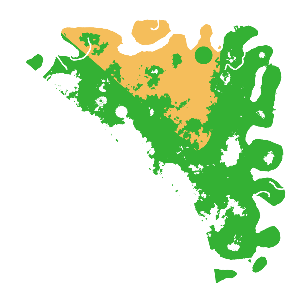 Biome Rust Map: Procedural Map, Size: 4500, Seed: 20230202