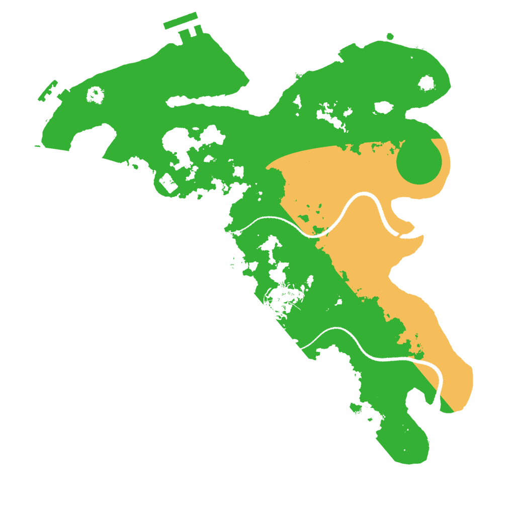 Biome Rust Map: Procedural Map, Size: 3000, Seed: 15955