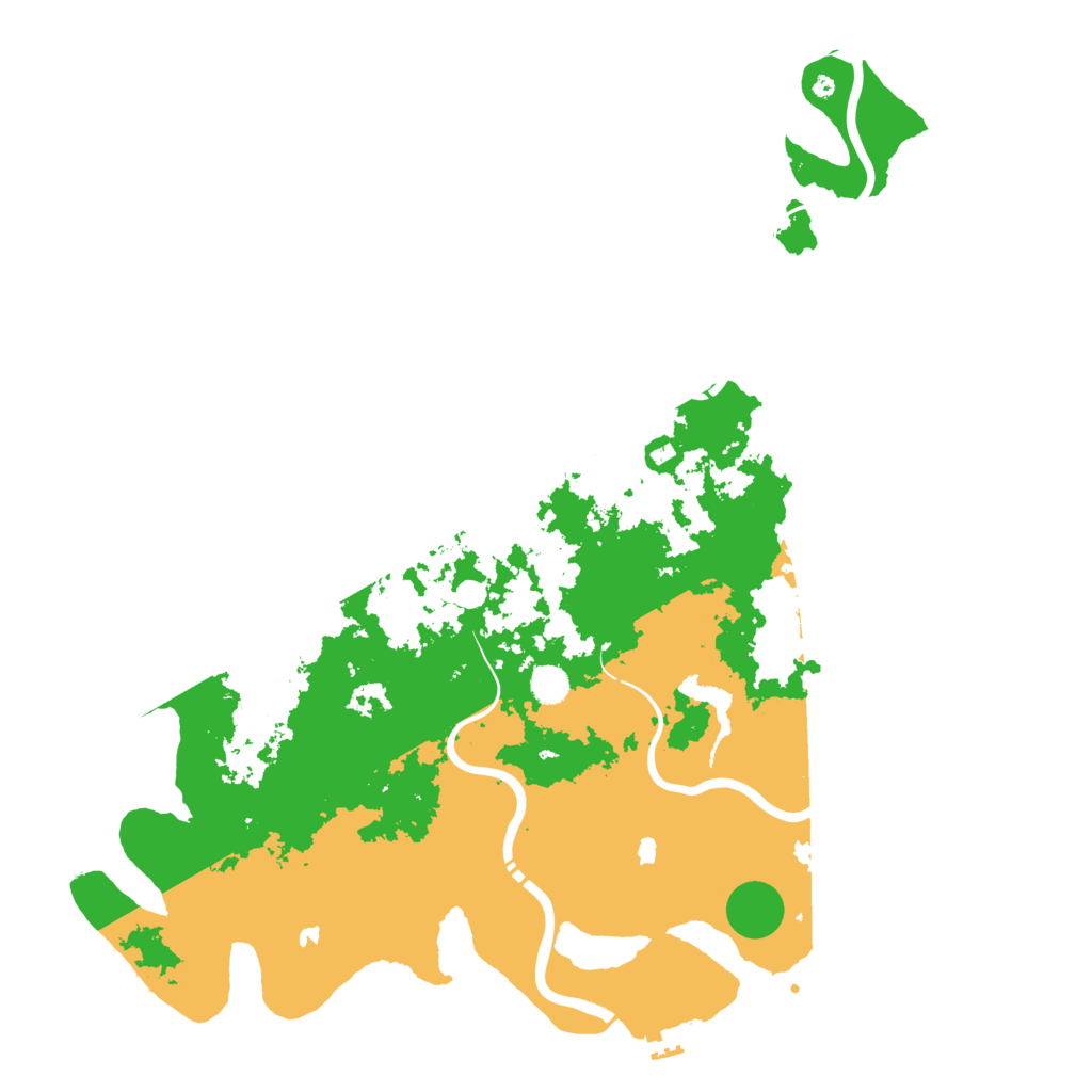 Biome Rust Map: Procedural Map, Size: 5000, Seed: 100108923