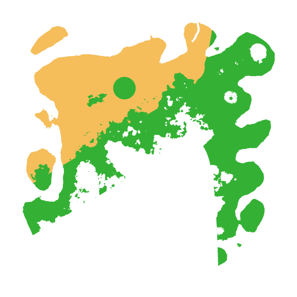 Biome Rust Map: Procedural Map, Size: 3500, Seed: 1817617740