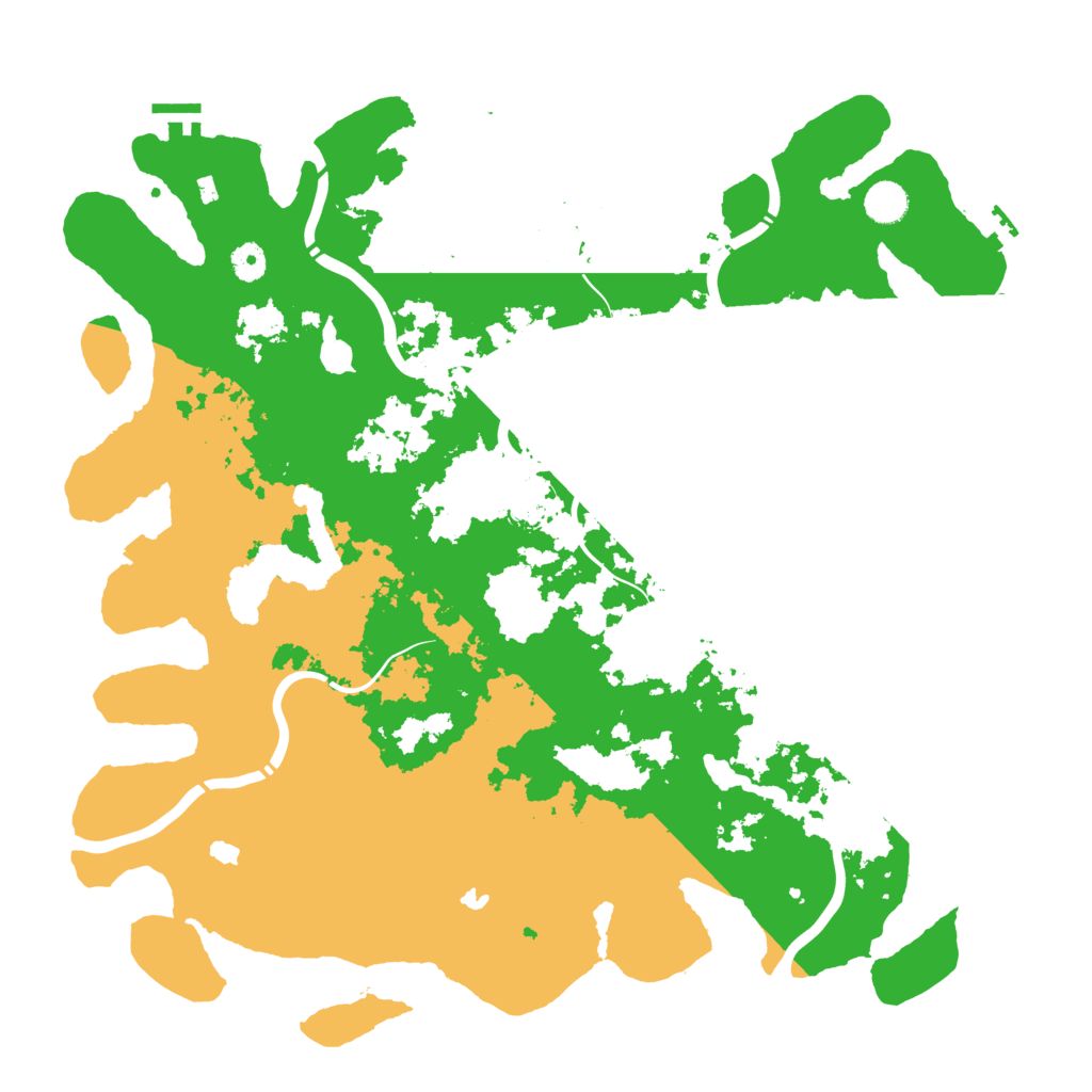Biome Rust Map: Procedural Map, Size: 4500, Seed: 897789978