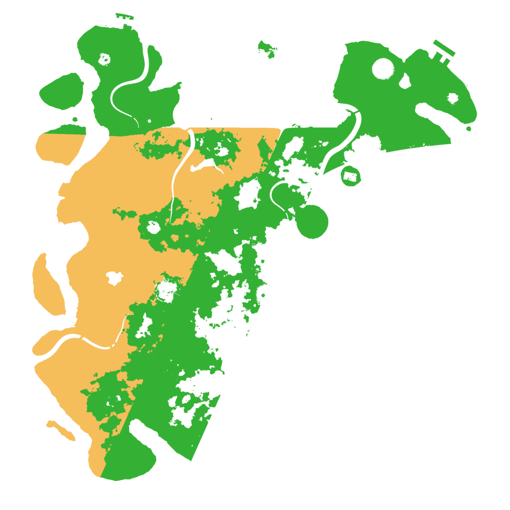 Biome Rust Map: Procedural Map, Size: 4250, Seed: 535186290