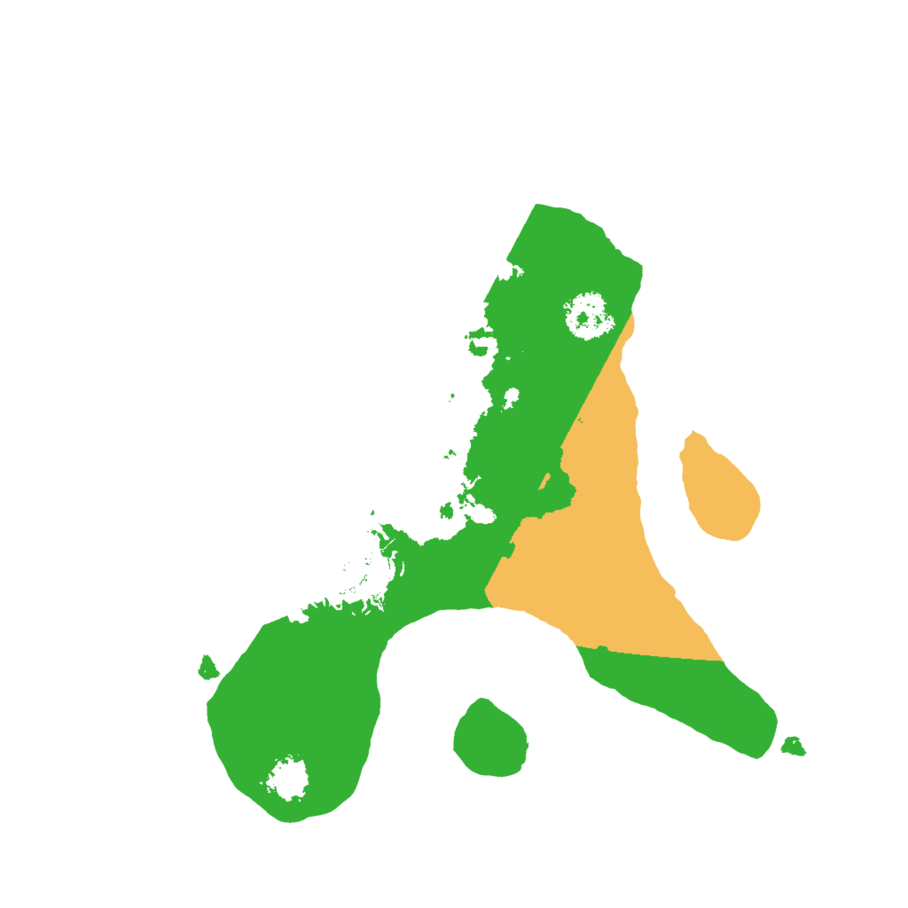 Biome Rust Map: Procedural Map, Size: 2000, Seed: 453443331