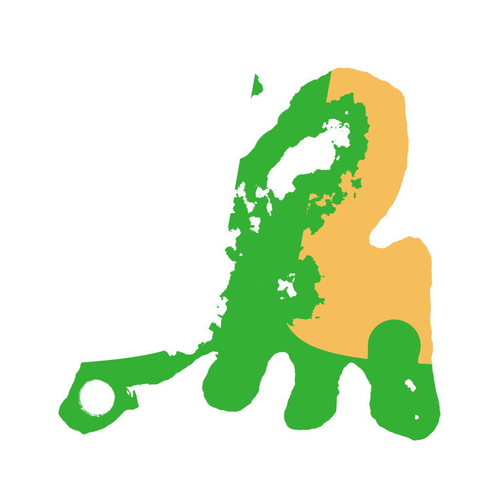 Biome Rust Map: Barren, Size: 2500, Seed: 80913936