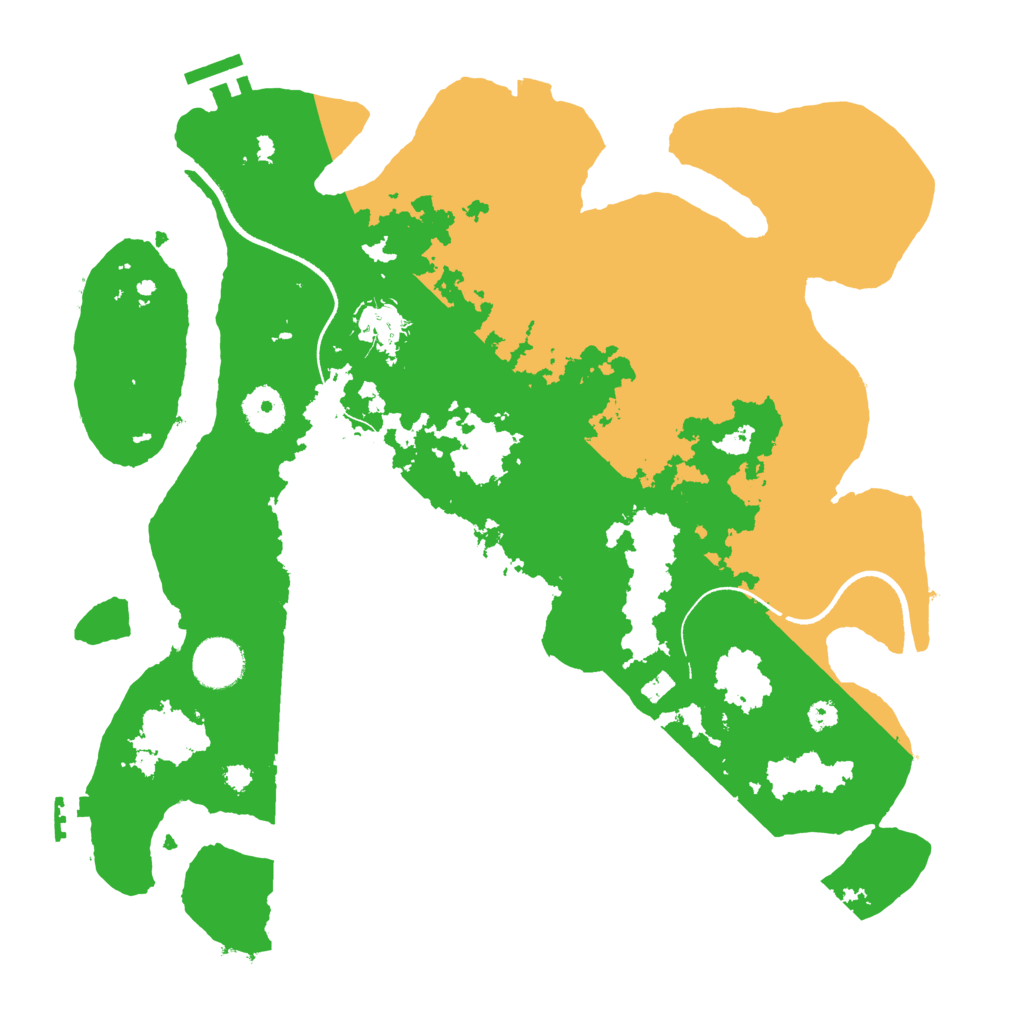 Biome Rust Map: Procedural Map, Size: 3500, Seed: 765678