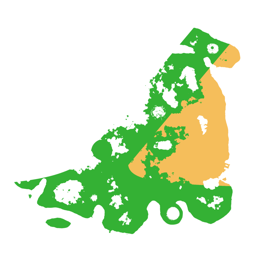 Biome Rust Map: Procedural Map, Size: 3500, Seed: 31560