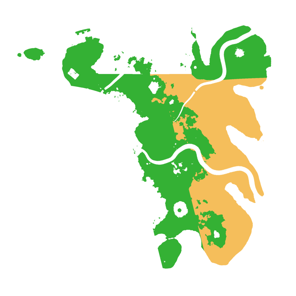 Biome Rust Map: Procedural Map, Size: 3000, Seed: 21489