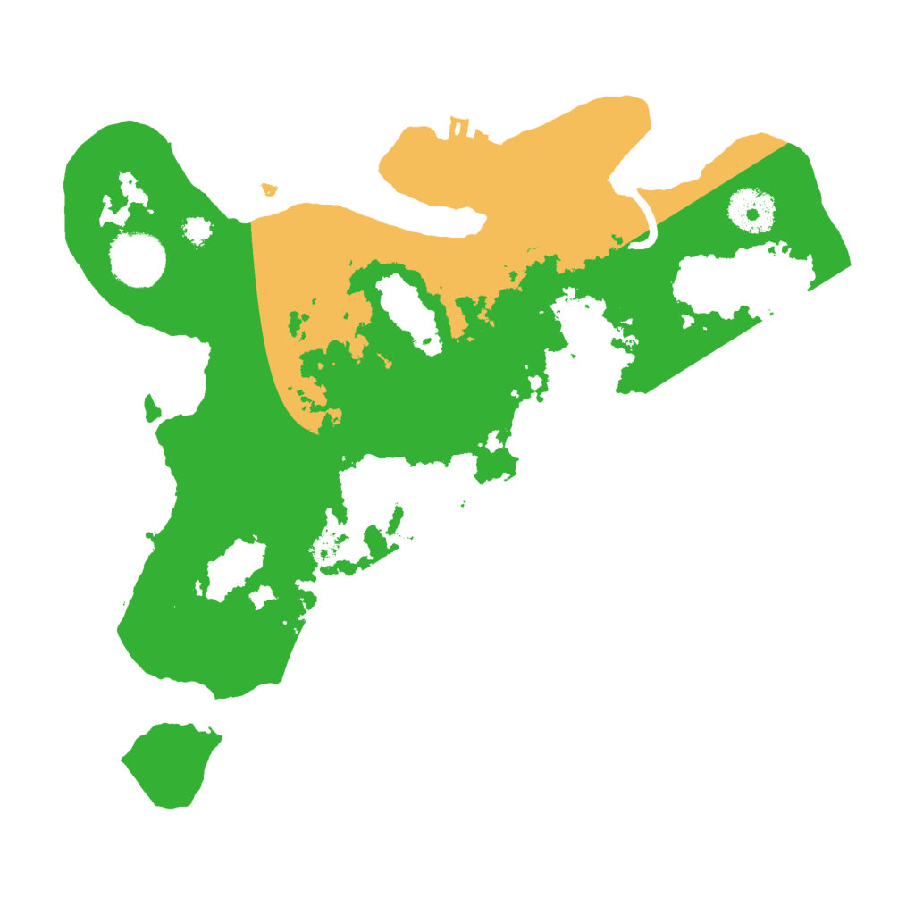 Biome Rust Map: Procedural Map, Size: 3000, Seed: 1383481781