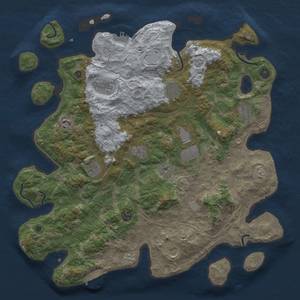 Thumbnail Rust Map: Procedural Map, Size: 4250, Seed: 1408777443, 19 Monuments