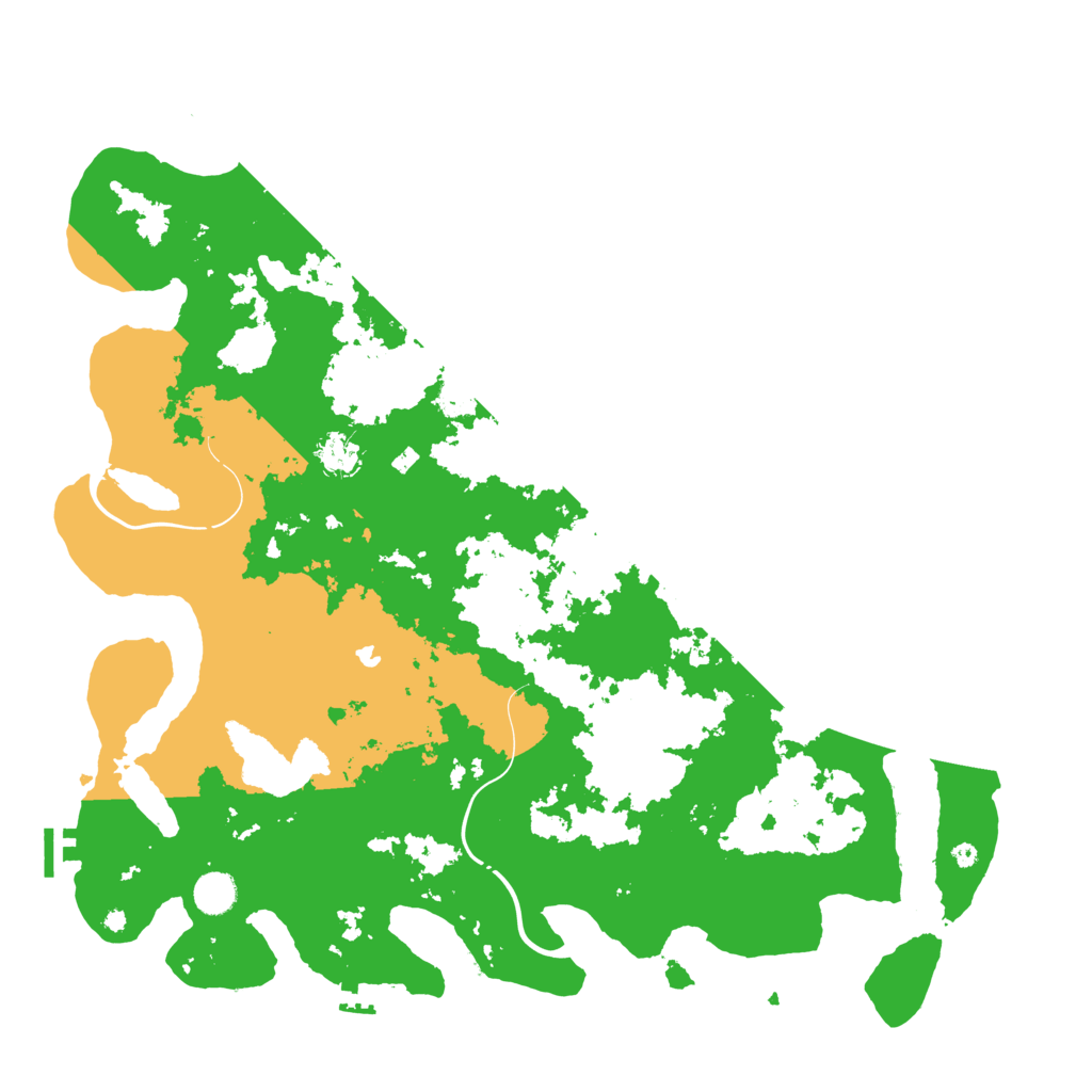 Biome Rust Map: Procedural Map, Size: 4500, Seed: 2099393959