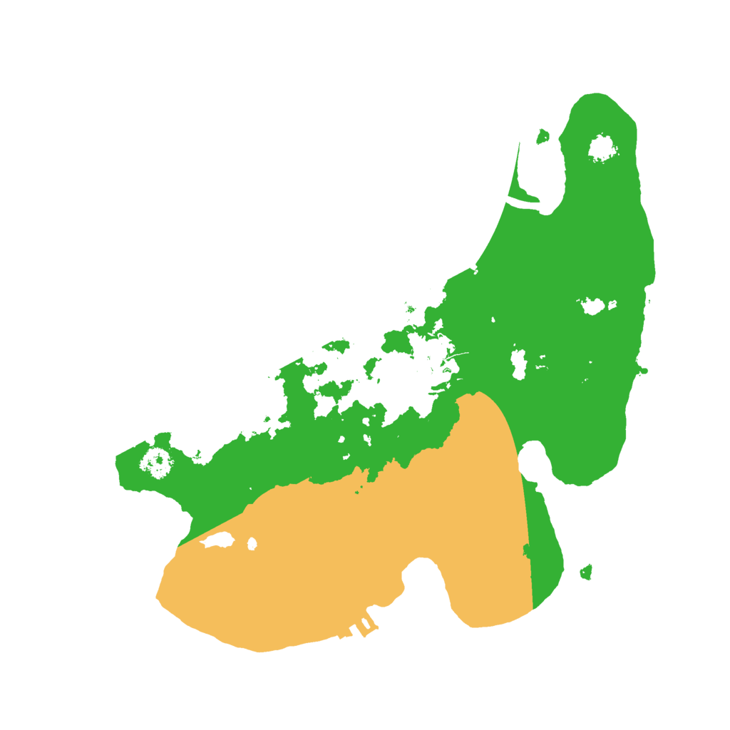 Biome Rust Map: Procedural Map, Size: 2500, Seed: 246580895