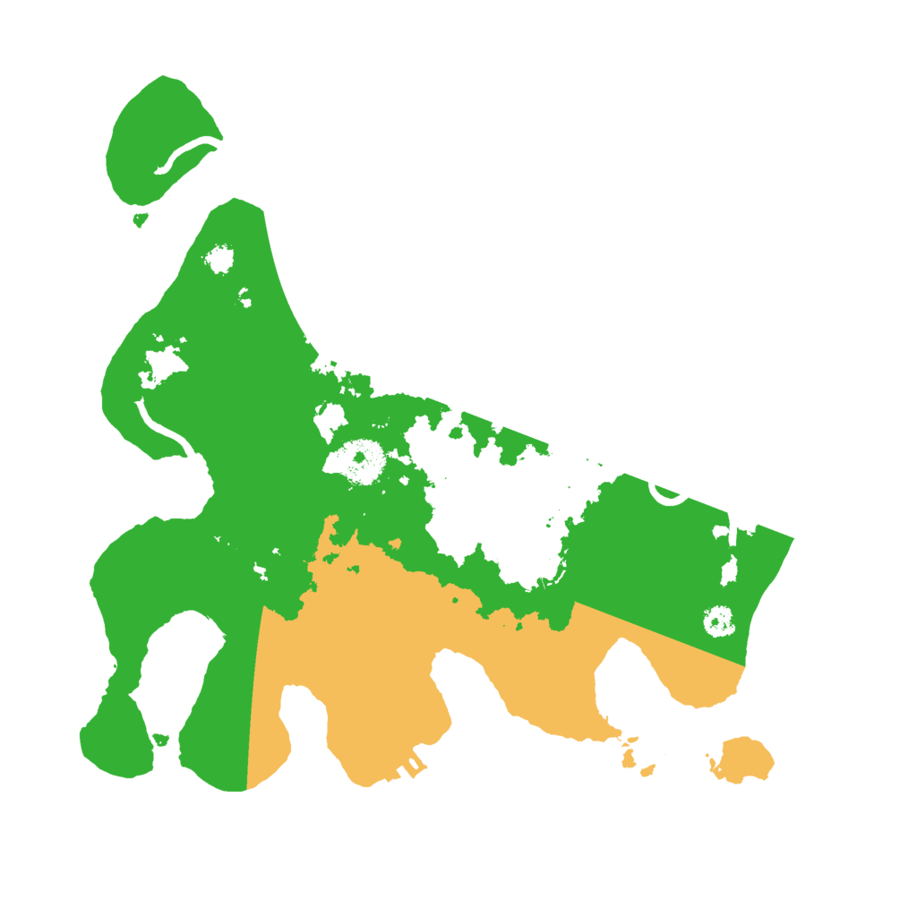 Biome Rust Map: Procedural Map, Size: 3000, Seed: 7231601