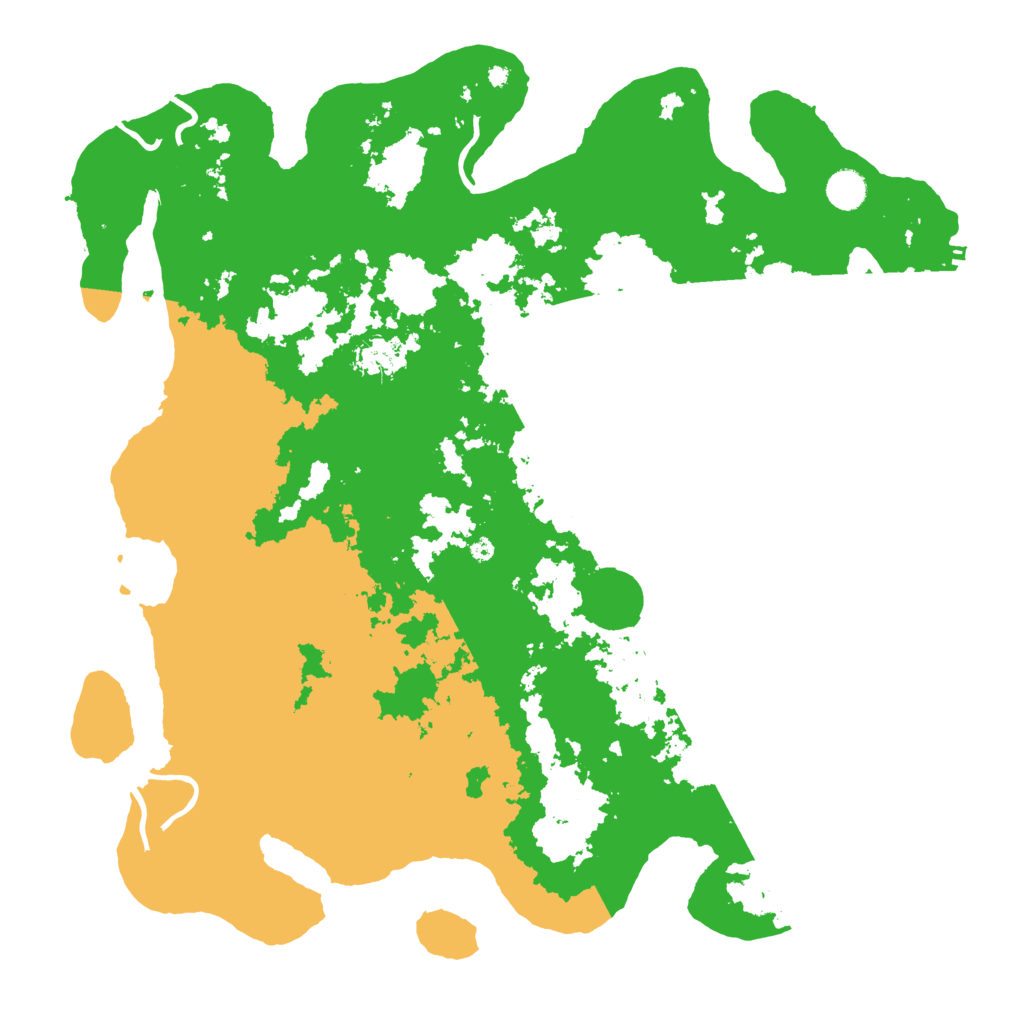Biome Rust Map: Procedural Map, Size: 4500, Seed: 1270148117
