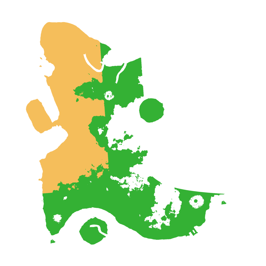 Biome Rust Map: Procedural Map, Size: 3000, Seed: 53201