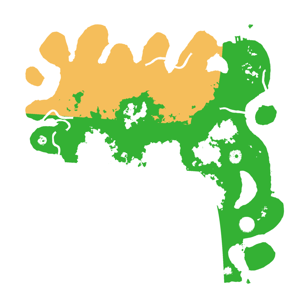 Biome Rust Map: Procedural Map, Size: 3500, Seed: 344392162