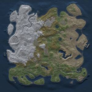 Thumbnail Rust Map: Procedural Map, Size: 4250, Seed: 1504488031, 16 Monuments