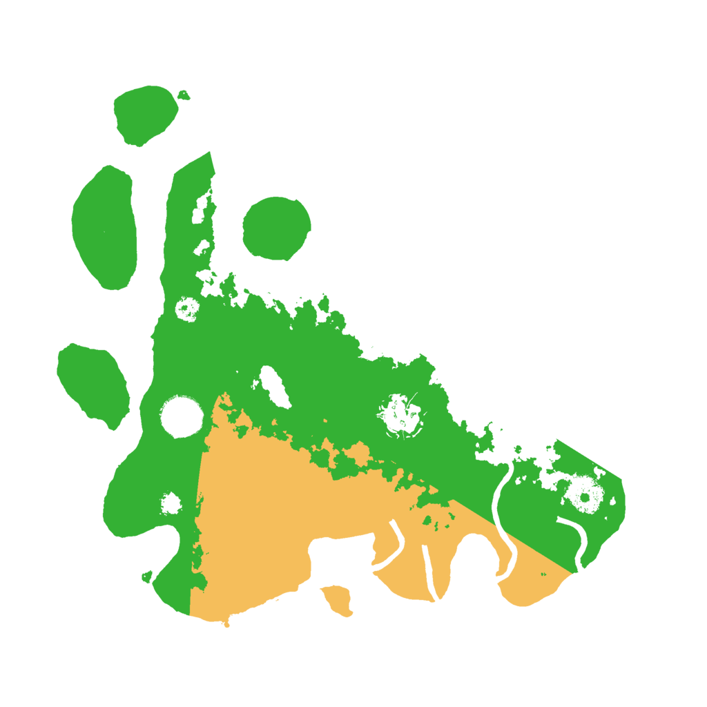 Biome Rust Map: Procedural Map, Size: 3000, Seed: 29965