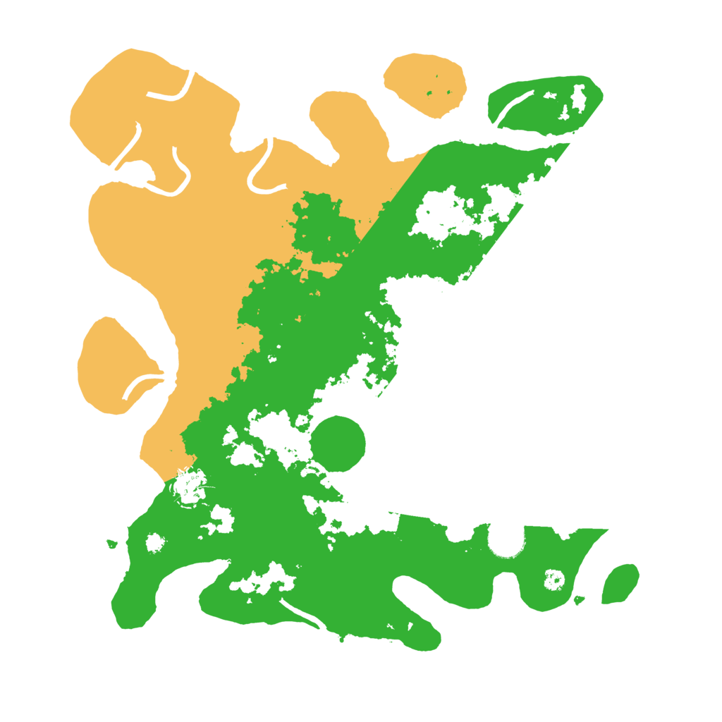 Biome Rust Map: Procedural Map, Size: 3500, Seed: 25425