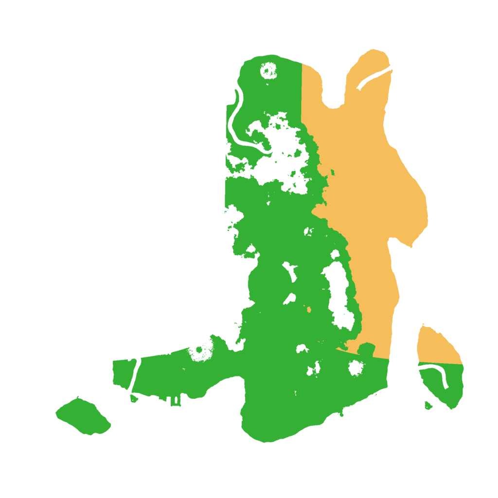 Biome Rust Map: Procedural Map, Size: 3000, Seed: 300136389