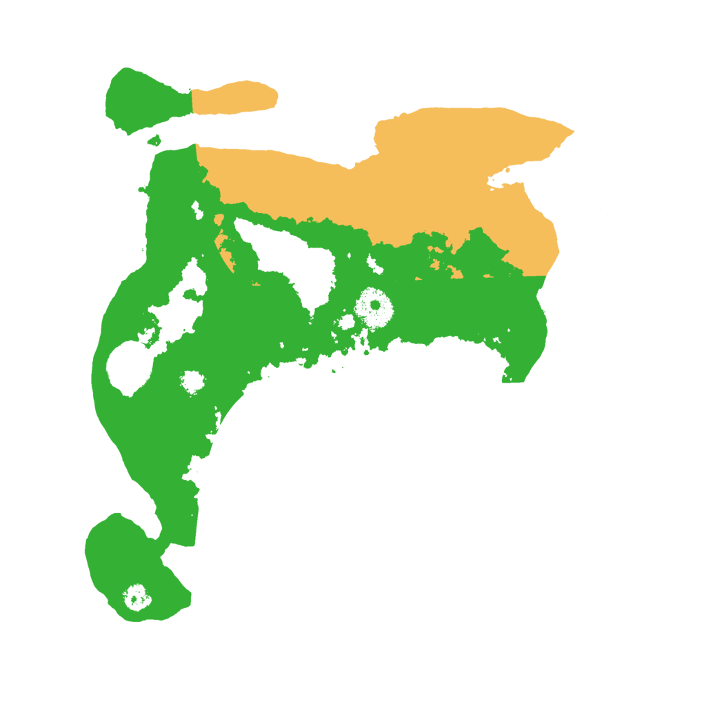 Biome Rust Map: Procedural Map, Size: 2800, Seed: 94861