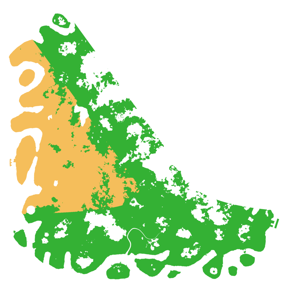 Biome Rust Map: Procedural Map, Size: 6000, Seed: 1586735056