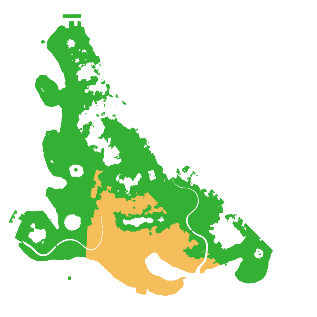 Biome Rust Map: Procedural Map, Size: 3500, Seed: 182536024