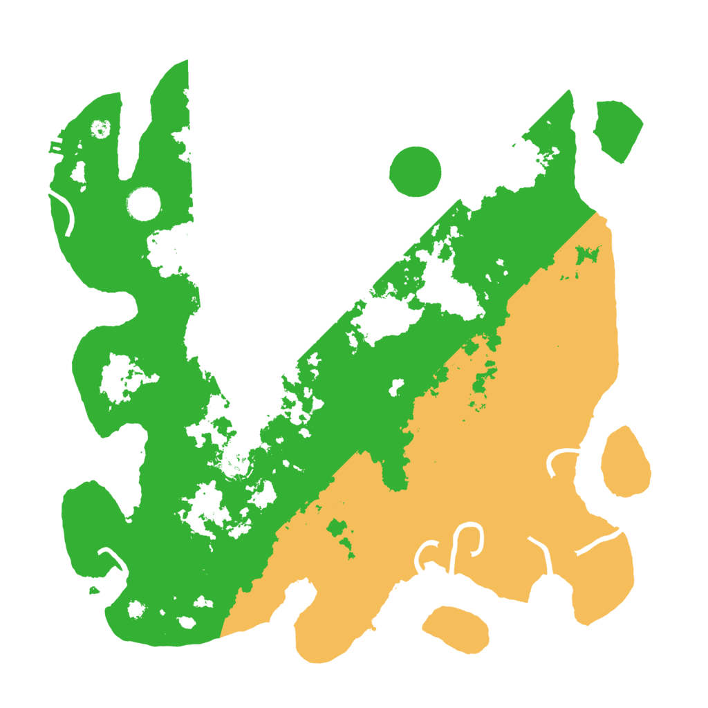 Biome Rust Map: Procedural Map, Size: 3700, Seed: 1622936854