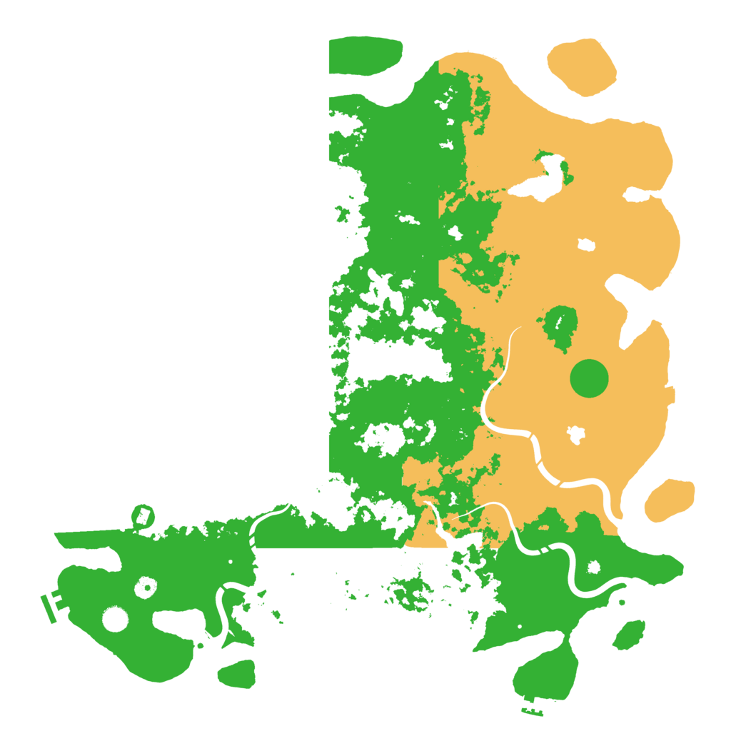 Biome Rust Map: Procedural Map, Size: 5000, Seed: 648251