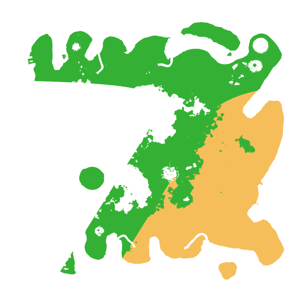 Biome Rust Map: Procedural Map, Size: 3500, Seed: 1612741681