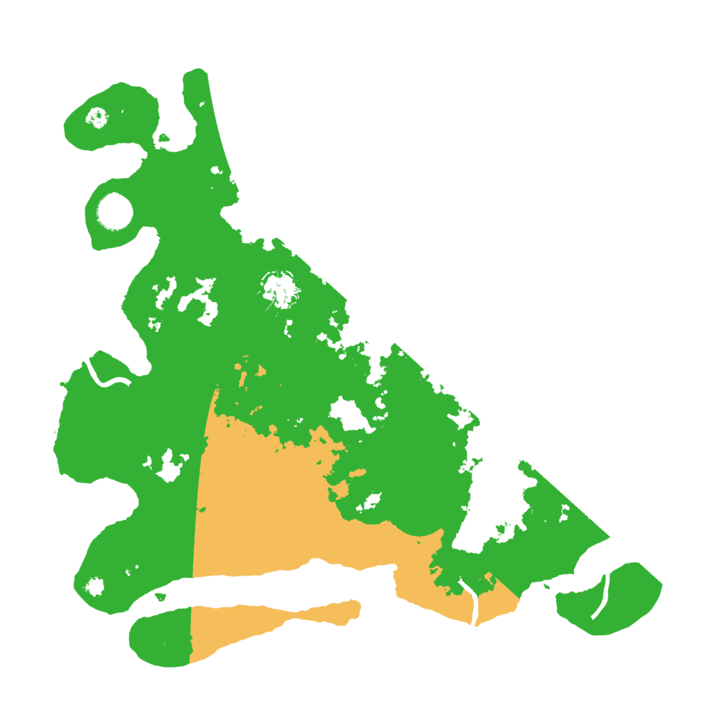 Biome Rust Map: Procedural Map, Size: 3500, Seed: 40030877