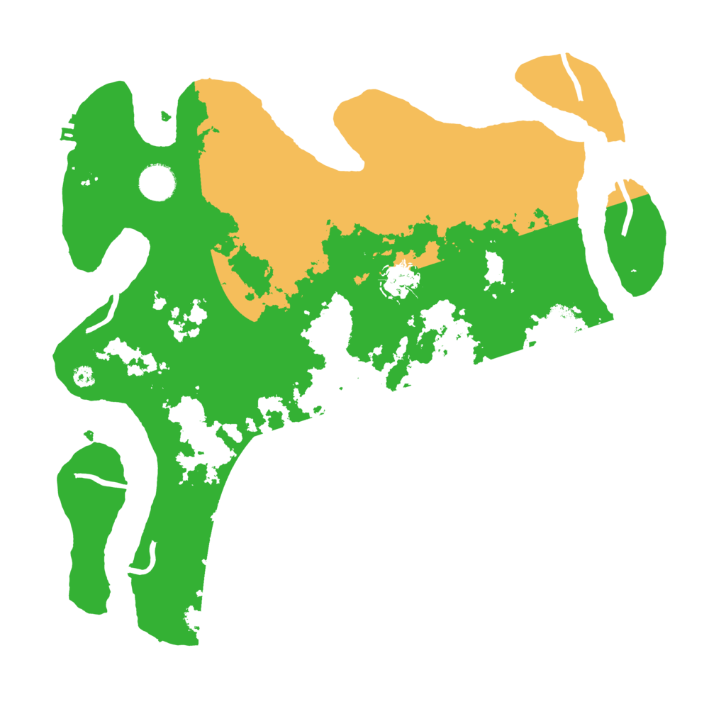 Biome Rust Map: Procedural Map, Size: 3500, Seed: 4565473