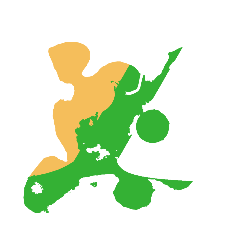 Biome Rust Map: Procedural Map, Size: 2000, Seed: 103172