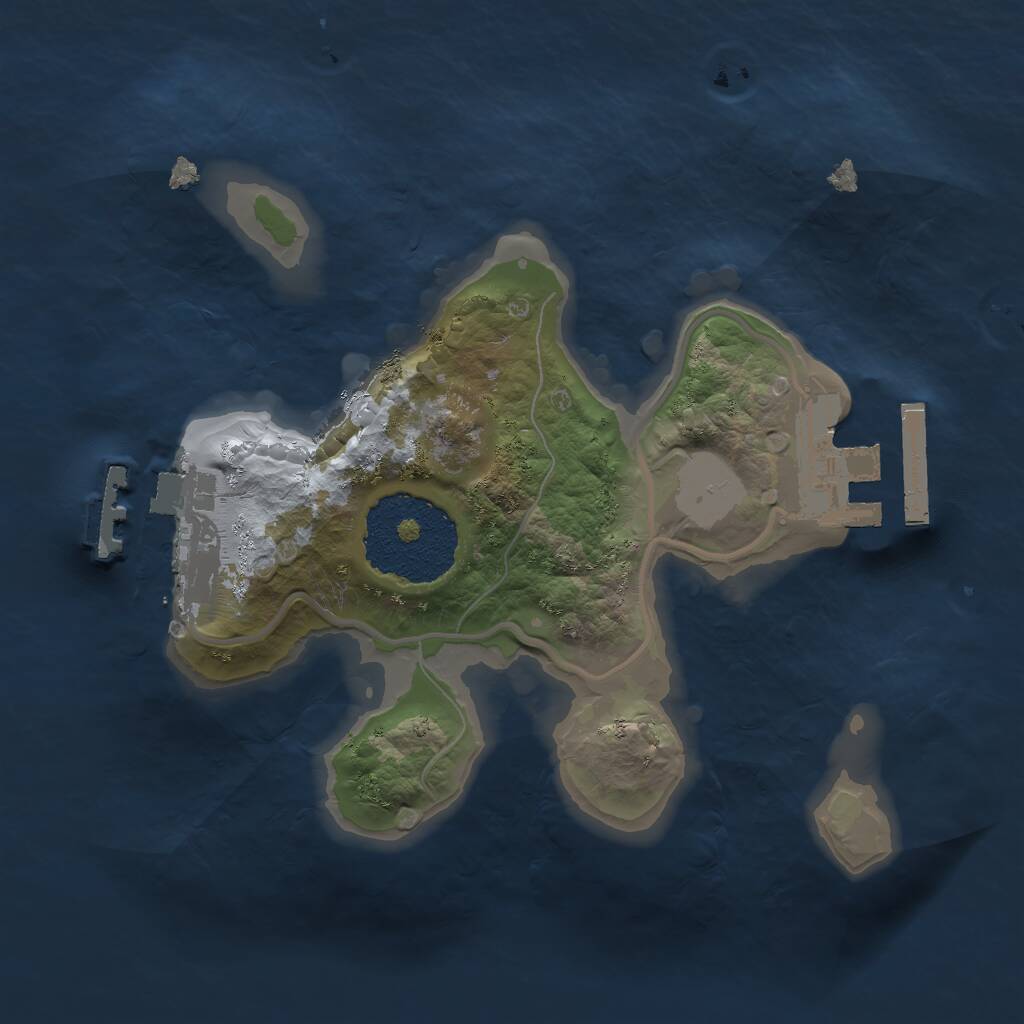 Rust Map: Procedural Map, Size: 1700, Seed: 69133769, 3 Monuments