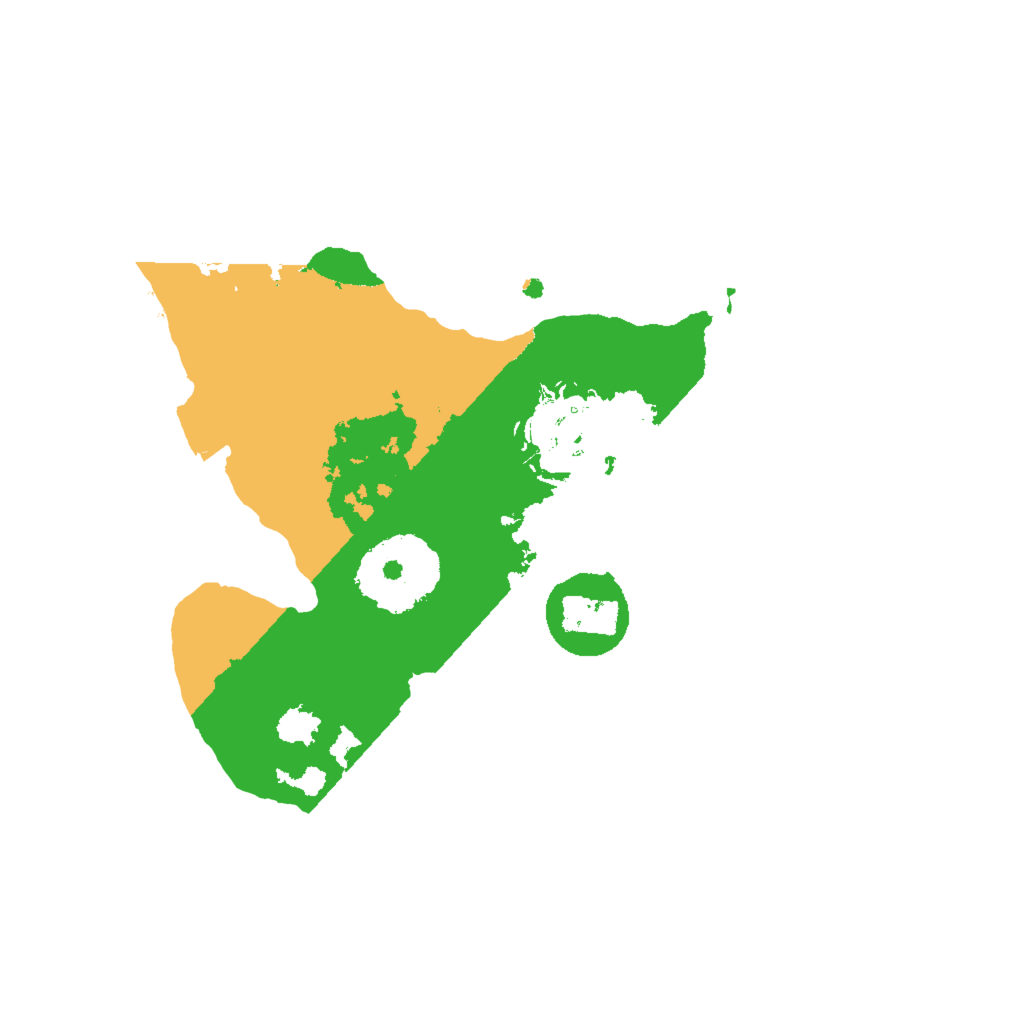 Biome Rust Map: Procedural Map, Size: 2000, Seed: 96849920