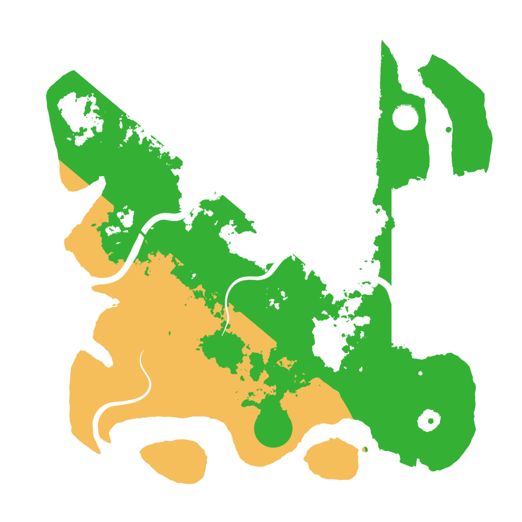 Biome Rust Map: Procedural Map, Size: 3600, Seed: 455