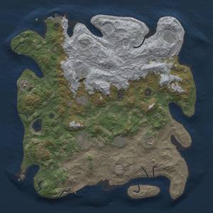 Thumbnail Rust Map: Procedural Map, Size: 4250, Seed: 15607925, 18 Monuments